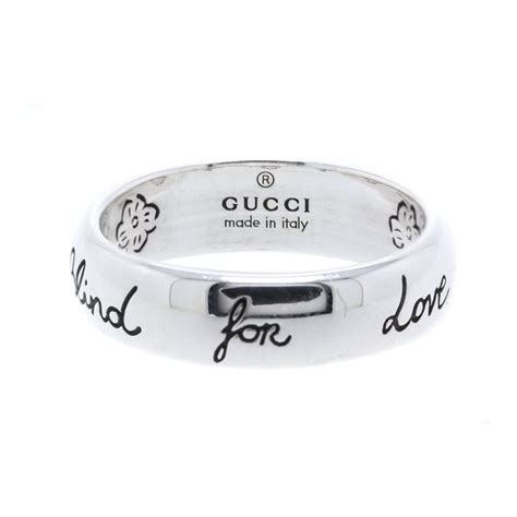 gucci blind for love womens ring